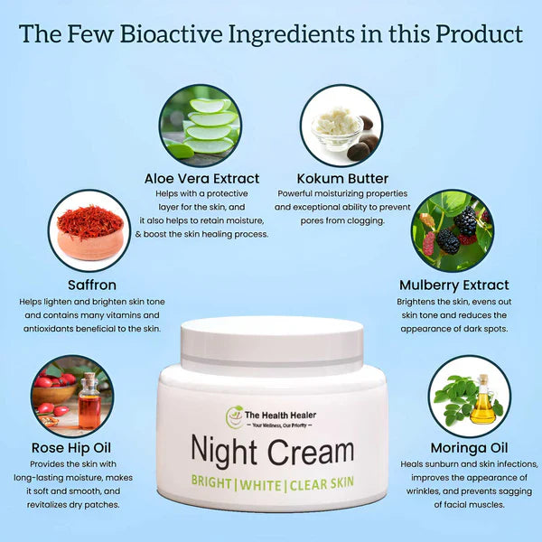 The Health Healer Extreme Strong Whitening Night Cream